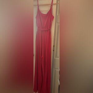 Elegant pink jumpsuit